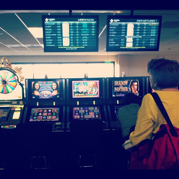 Arriving, departing, winning. Reno.