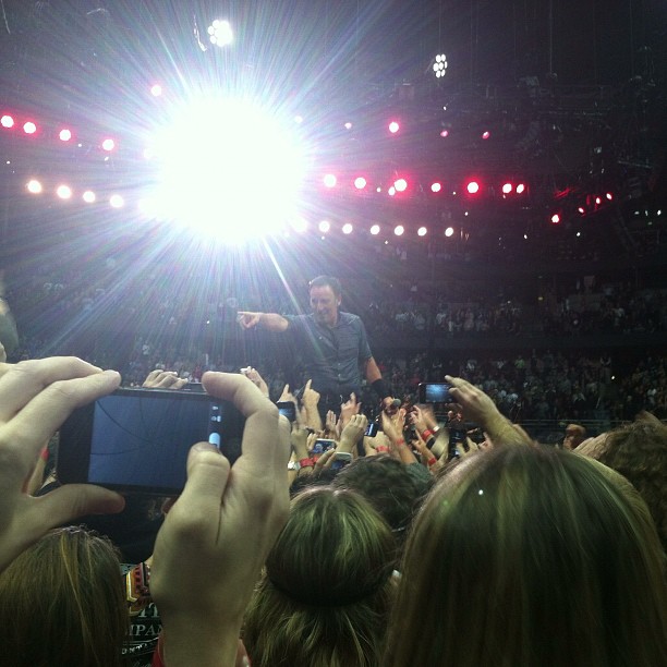 The Boss, unfiltered. Anaheim.